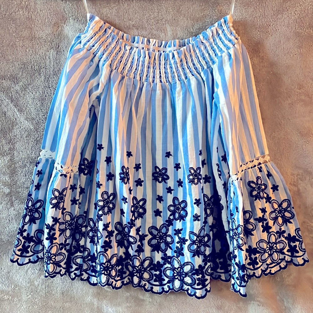 Plumberry off the shoulder blouse